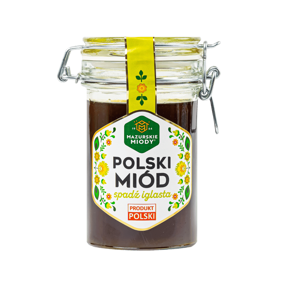 Miód Polski Spadź Iglasta - Mazurskie Miody 550 g