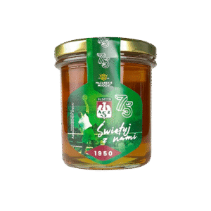 Miód Wielokwiatowy AZS Olsztyn 75 lat – EDYCJA LIMITOWANA (400 g)